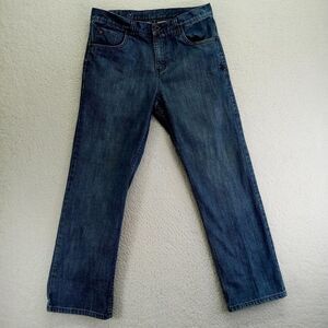 Hurley Jeans Mens 32x31 Straight Cotton Denim Blue Medium‎ Wash
